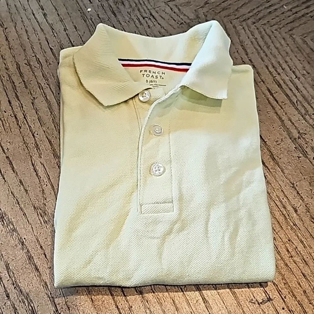 Polo shirt size S French Toast light yellow